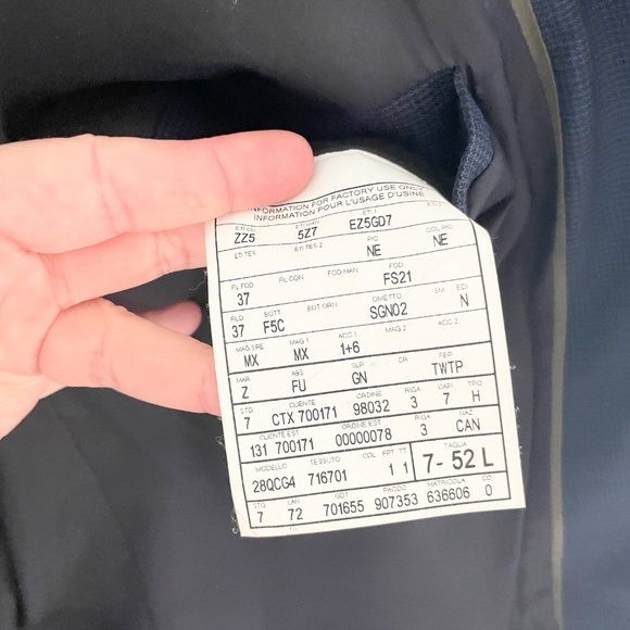 Ermenegildo Z Zegna Men’s Suit Blue Formal Wedding Event Business Casual Sz 52L - Picture 8 of 16